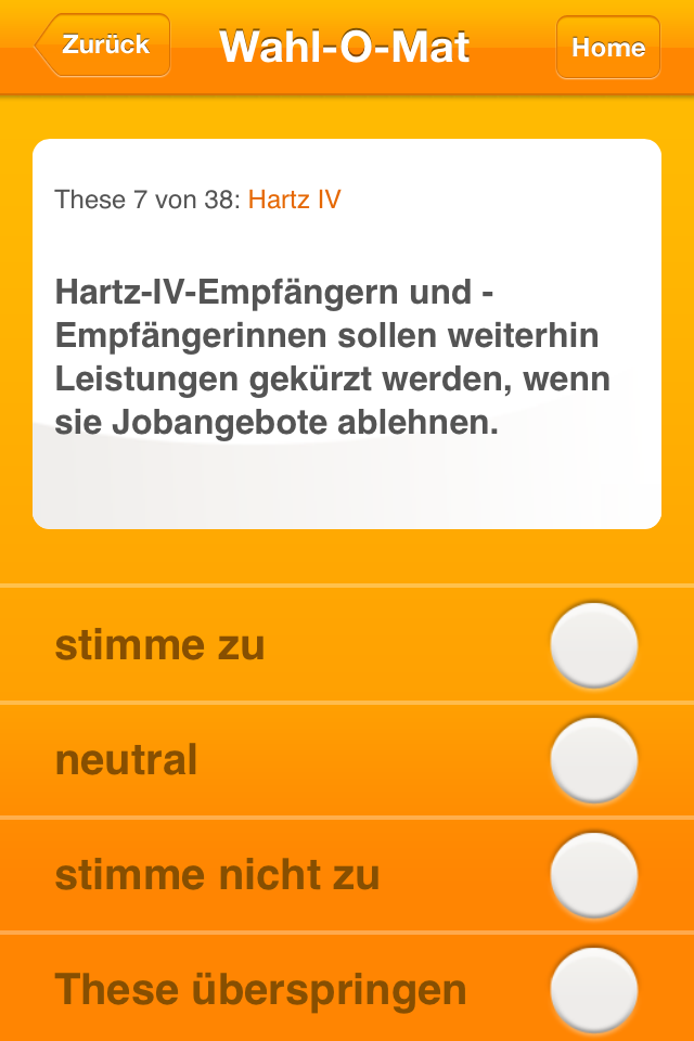 Screenshot Wahl-O-Mat Screenshot Wahl-O-Mat